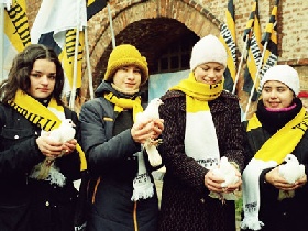Православное молодежное движение "Георгиевцы!". Фото с сайта: www.miloserdiefund.ru