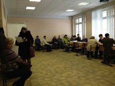 На избирательном участке в Жуковском. Фото из блога domozhiroff.livejournal.com