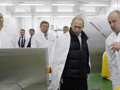 Владимир Путин и Евгений Пригожин. Фото: Sputnik