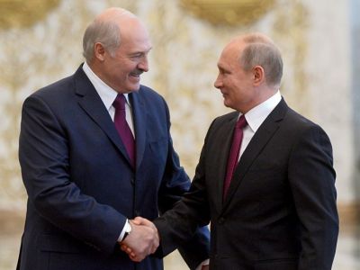 Владимир Путин и Александр Лукашенко. Фото: Сергей Гунеев / РИА Новости