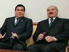 Гурбангулы Бердымухамедов и Александр Лукашенко. Фото: t.me/SerpomPo