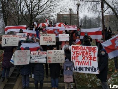 Протестная акция "Марш соседей" в Беларуси. Фото: Еврорадио