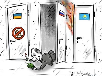 Поджигатель мира. Карикатура А.Петренко: t.me/PetrenkoAndryi